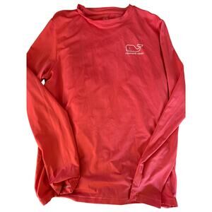 Vineyard Vines performance light red shirt size 12-14